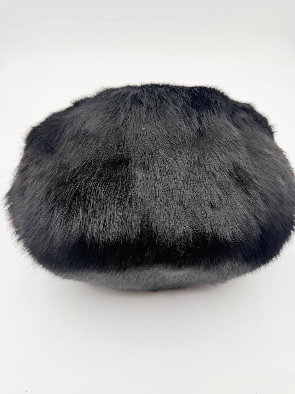 Vintage Genuine Fur Hand Muff Black Brown Possibly Mink Ladies Winter Accessory